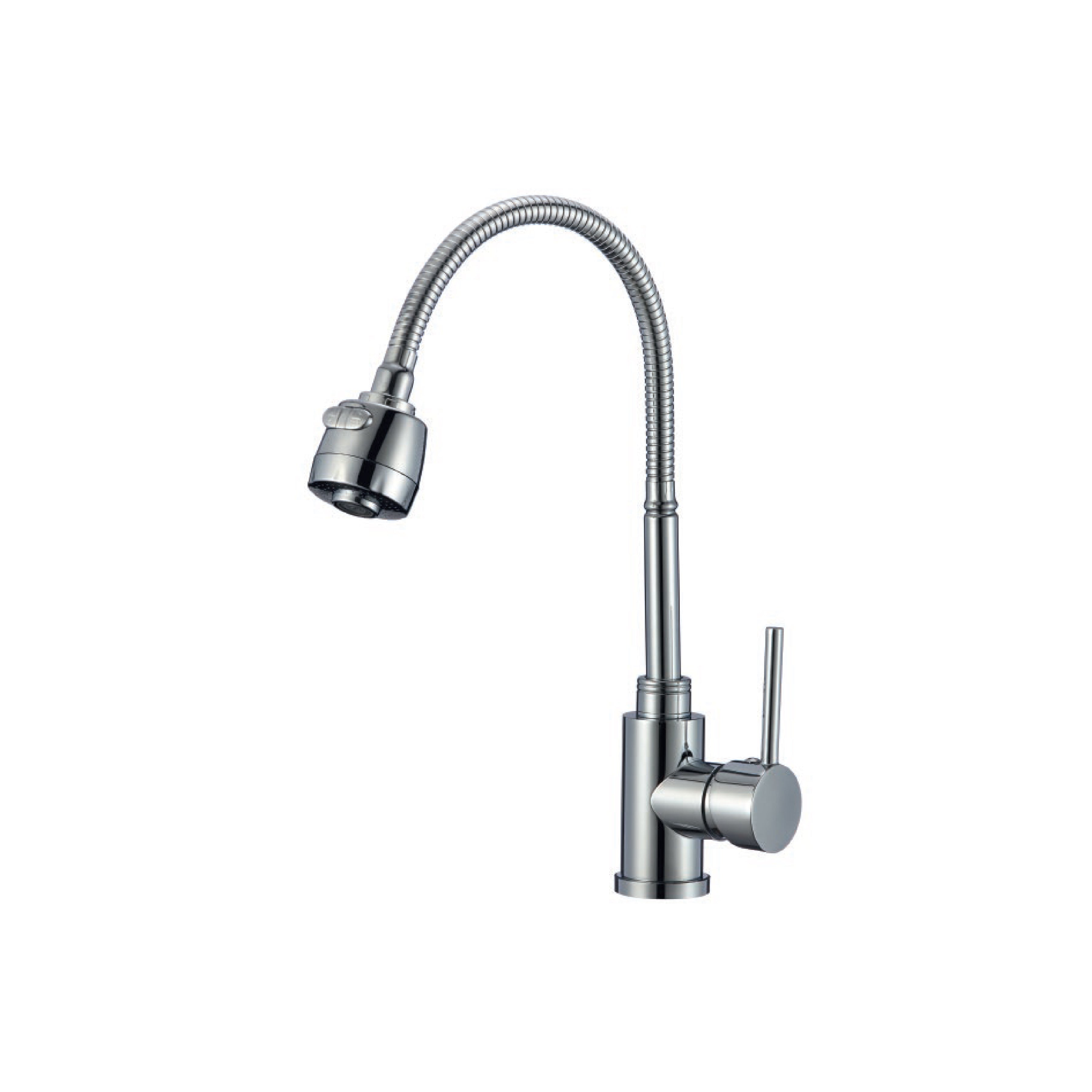 Mezcladora P/Cocina al Mueble Acero Inox. VL -Cromado-Fratelli